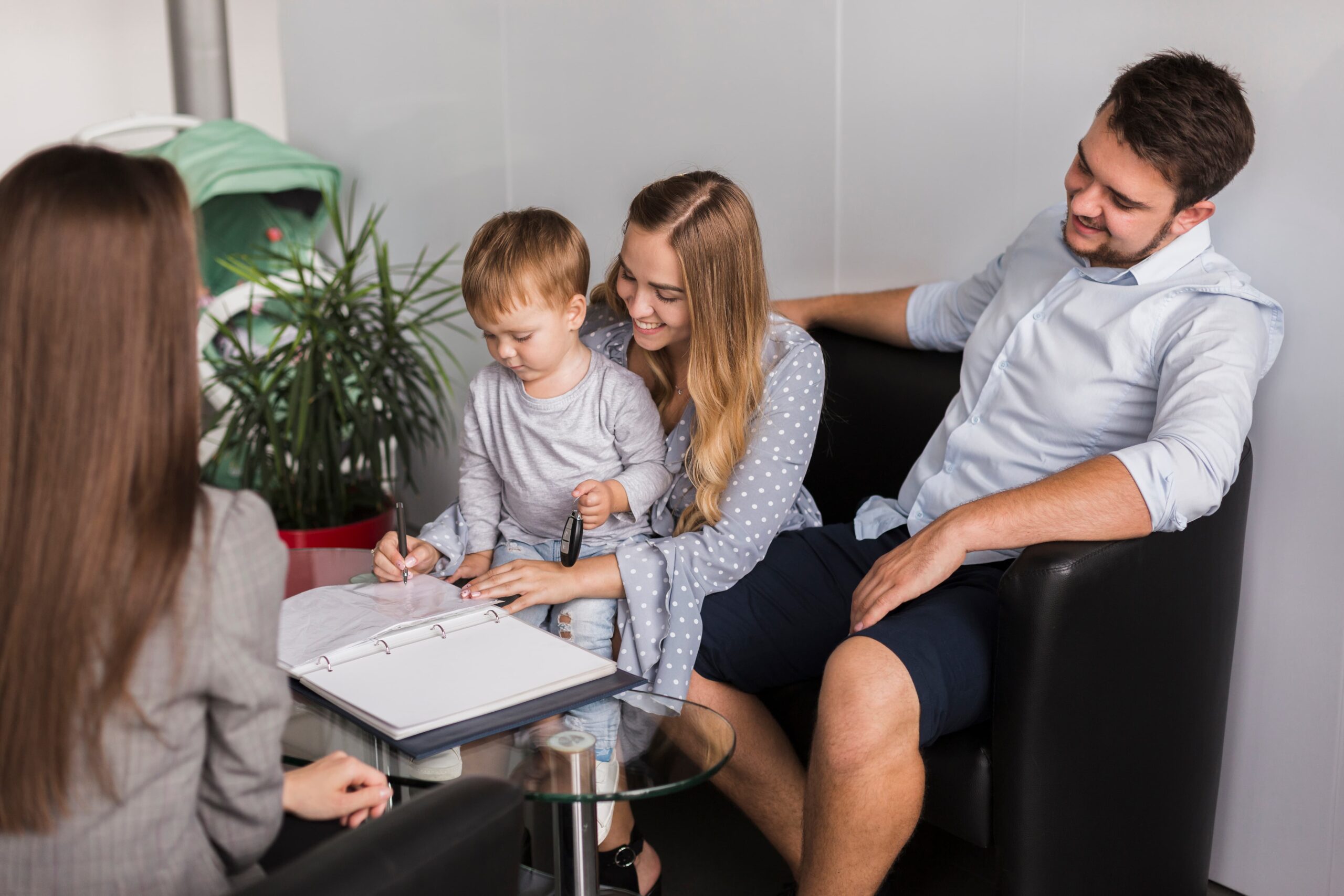 adorable little kid signing contract 1 scaled